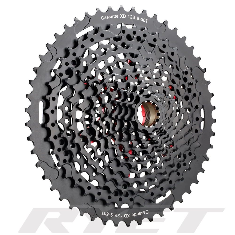 RYET MTB 12 Speed 9-50T Cassette XD Cassette  12s Cassette for Sram BICYCLE FREEWHEEL