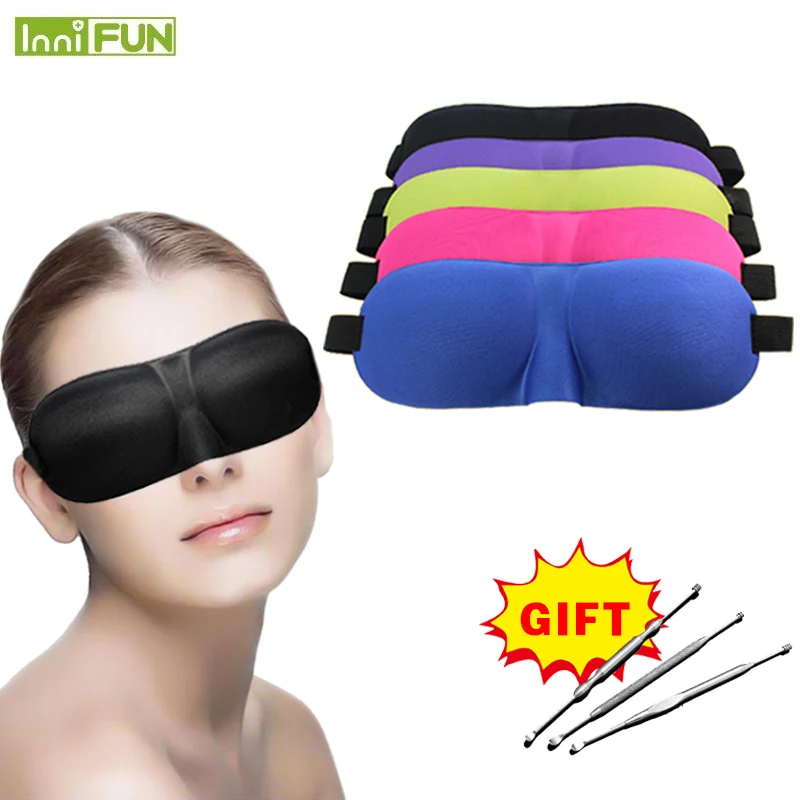 

Hot-selling Sleep Eye Mask 3D Soft Working Traveling Daily Portable Sleeping Resting Eyepatch