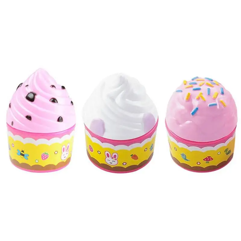10 шт. игрушки в виде десерта, интересные милые портативные пластиковые игрушки в виде десерта, имитация еды, подвеска на телефон в форме мороженного для детей