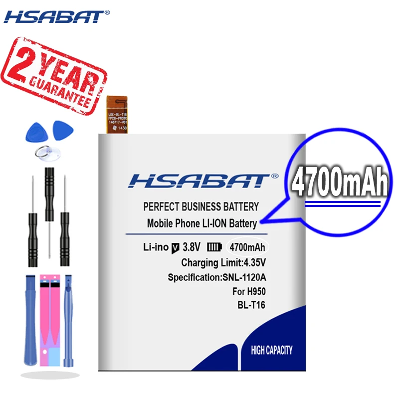 Новое поступление запасная батарея [HSABAT] 4700 мАч для LG H955A H959 G Flex 2 Vu 4 Vu4 H950 LS996 H955 US995 |