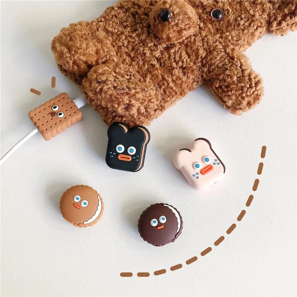 Cartoon Cable Bites Protector for iPhone Protect Cable Buddies for Lightning USB Cable Cover Kabel Diertjes Phone Protector Case