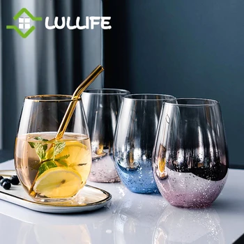 

500ml Creative Star Water Glass Heat-resistant Milk Juice Tea Coffee Mug Wine Whiskey Glass Beer Mug Coffee Cup Drinkware Glass