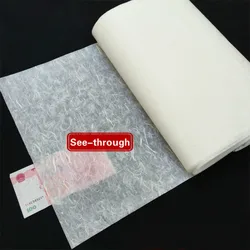 Chinese Yunlong Fiber Xuan Paper See-through Pure Long Fiber Xuan Zhi Calligraphy Painting Paper Mulberry Tea Rice Paper Papel