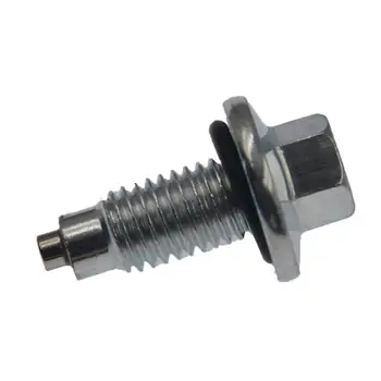 

Magnetic Oil Pan Screw Engine Oil Drain Pug Durable Practical Engine Oil Drain Plug Crush Washer 653096