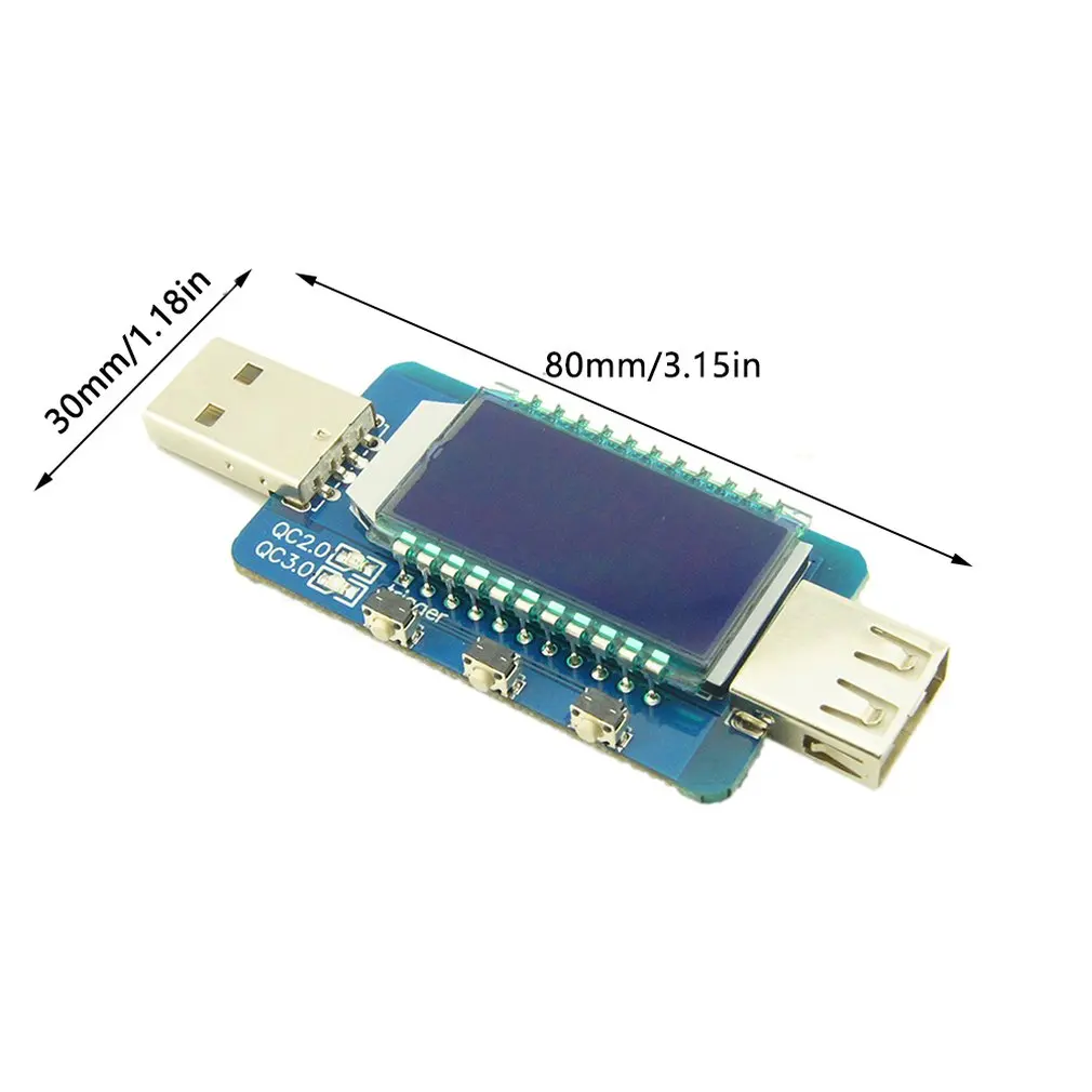 Профессиональный 4 V-28 V ЖК-дисплей Дисплей QC2.0 QC3.0 USB ЖК-дисплей электронный афера детектор USB детектор инструменты поставки Лидер продаж