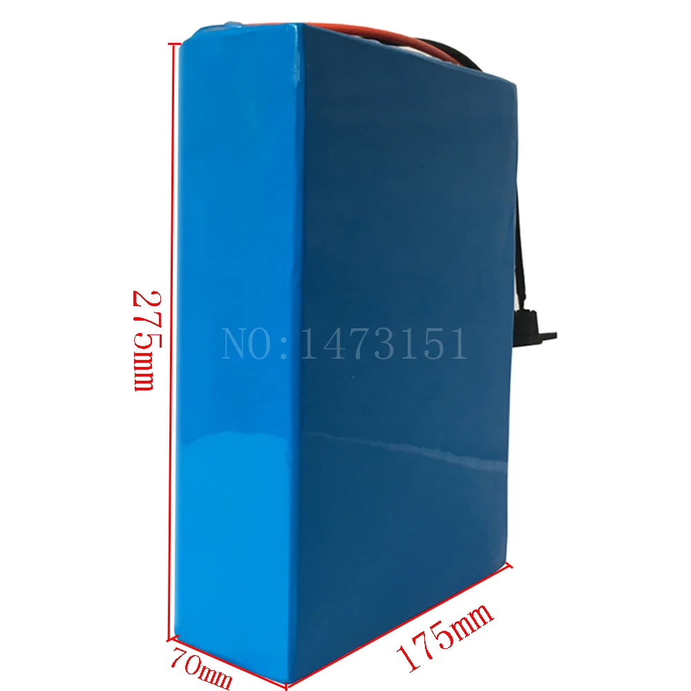 Excellent Free customs tax 52V1000W 1500W 2000W battery 52V 30AH electric bike battery 52V 30AH Lithium ion battery use LG cell+5A charger 1