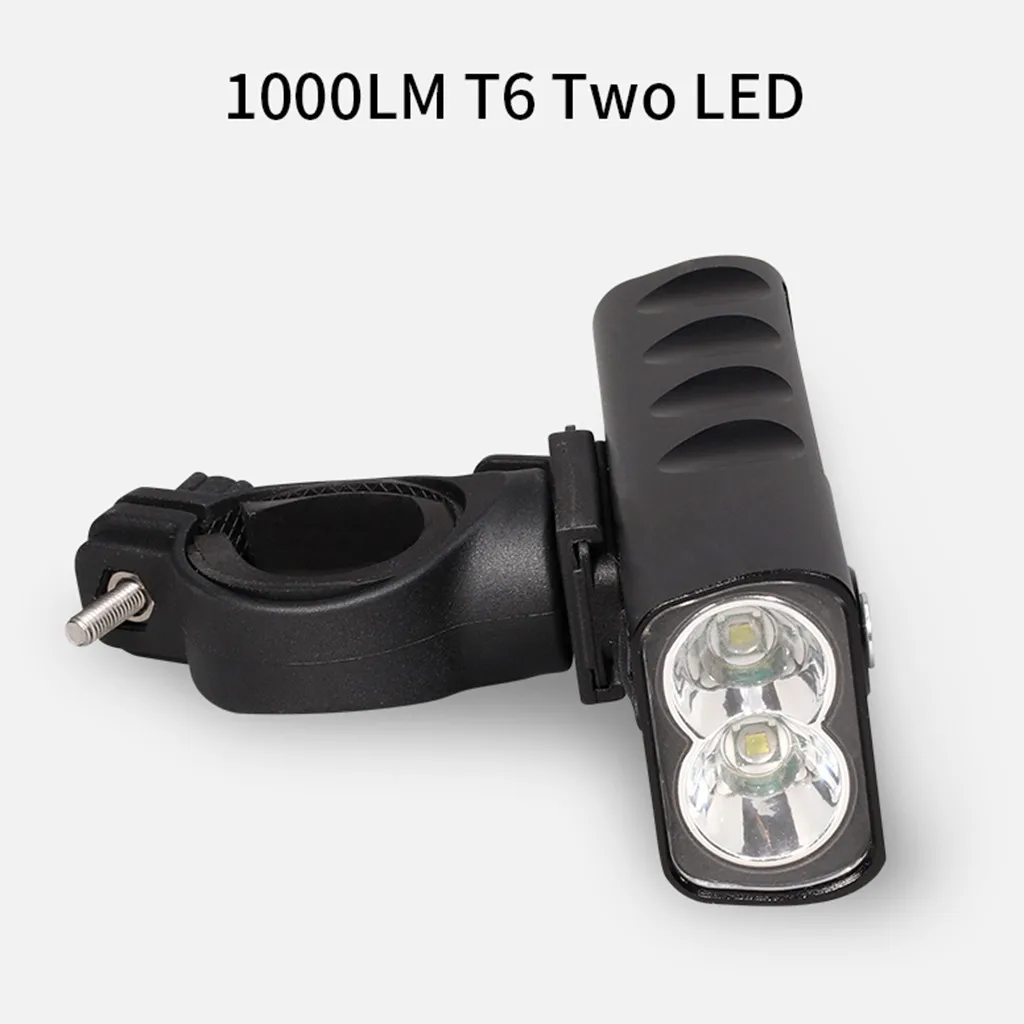 T6 светодиодный передний велосипедный фонарь, велосипедный светильник, налобный фонарь, налобный светильник с зарядкой от USB, 300-500 метров, защита от избыточного заряда из алюминиевого сплава# JX