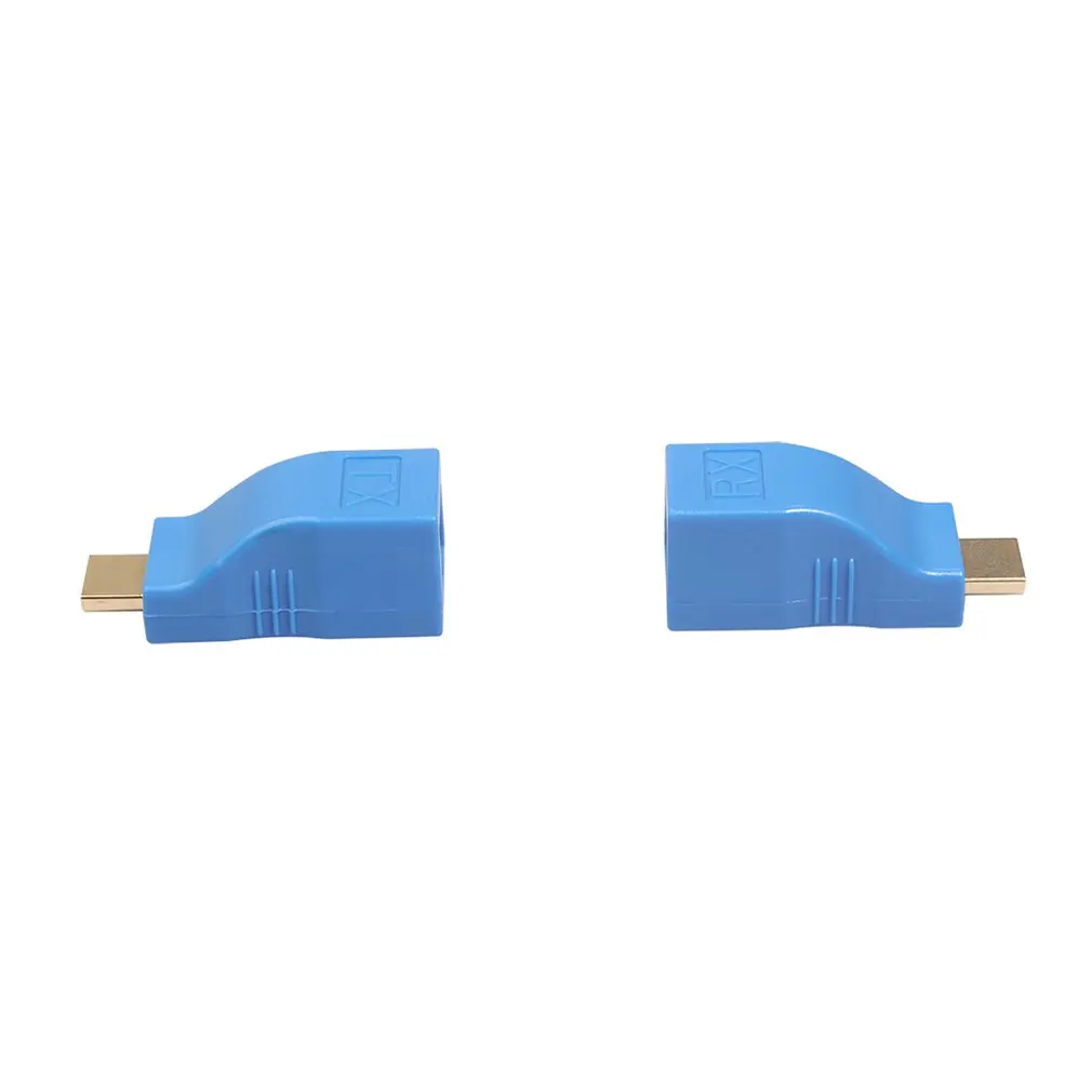 Удлинитель Hdmi A Rj45 красный Lan удлинитель для рецепторов Tx Rx Cat5E Cat6 кабель Ethernet V1.4 30 м 4 K Tv Hd 1080P