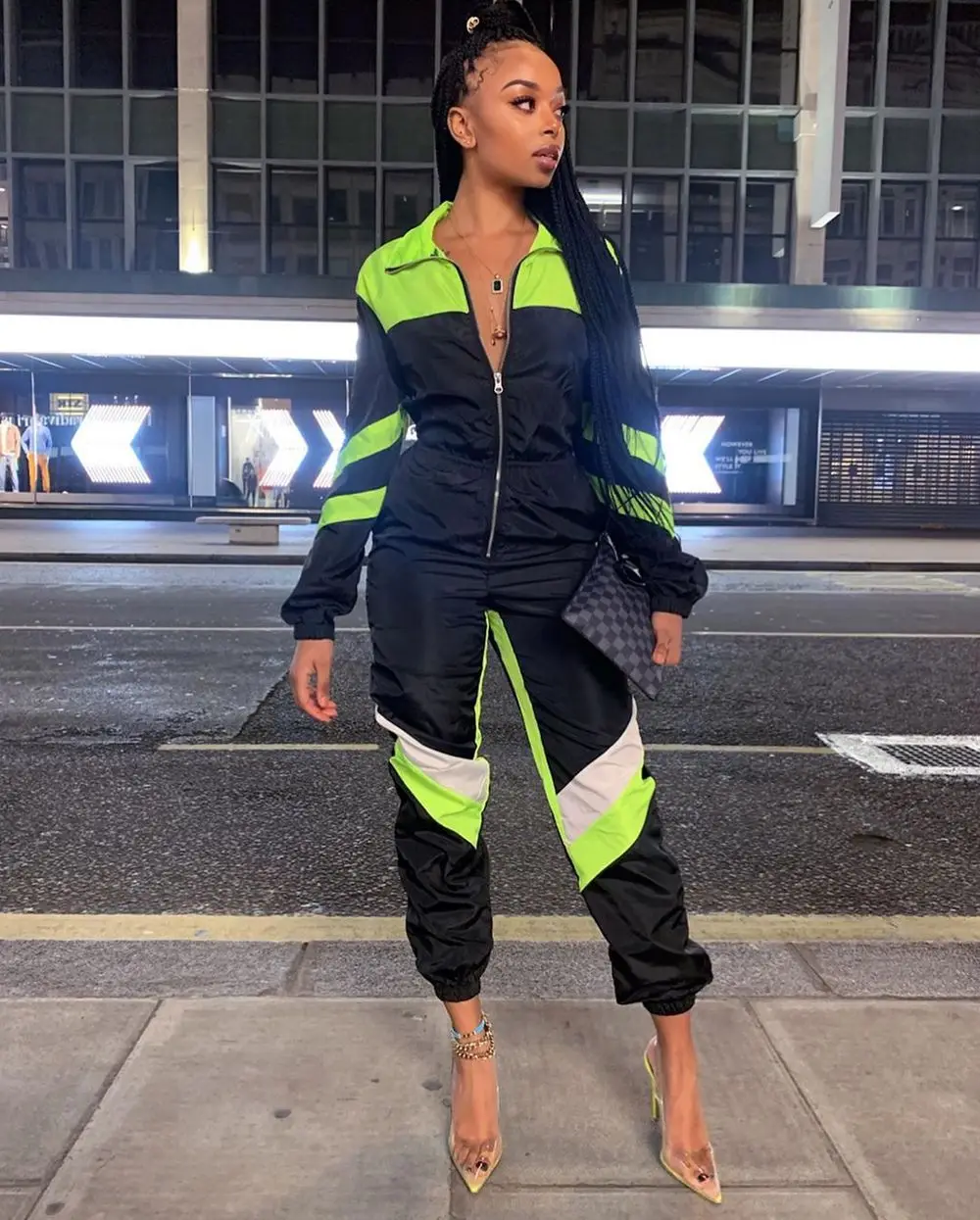 Zip Overalls Casual Rompers 