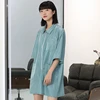 Pet Groomer Waterproof Work Clothes Barber Shop Non-sticky Hair Apron Hairstylist Anti-static Coverall Pet Grooming Gown Y0709 2