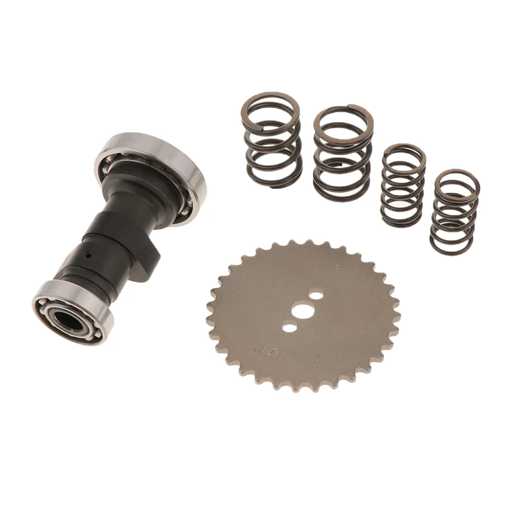 

CAM CAMSHAFT SHAFT +HEAVY DUTY VALVE SPRINGS +SPROCKET KIT for Dirt Pit Bike Motorcycle Engine Parts