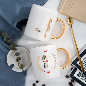 

Creative Office White Coffee Mug Nordic Letter Mugs Original Coffee Cup Plain White Tea Coffee Mugs Outdoor Milk Mug New II50MKB