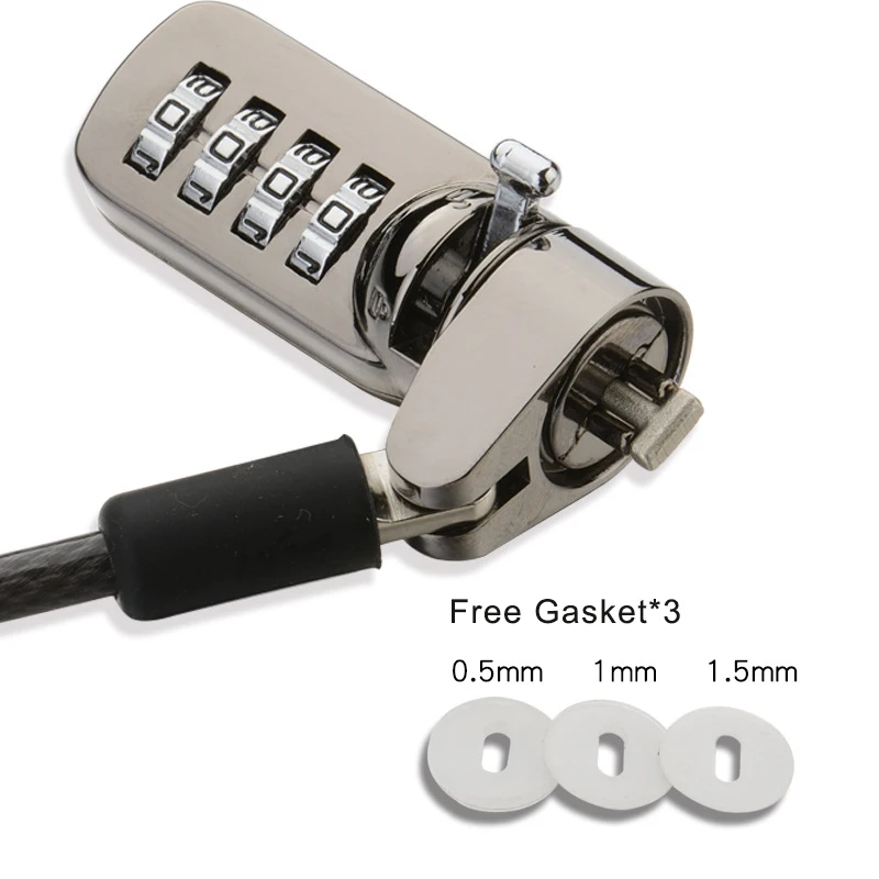

Notebook Security Lock Password 4 Digit Security Computer Lock Cijferslot Anti-theft Chain For PC Laptop Combination Laptop Lock