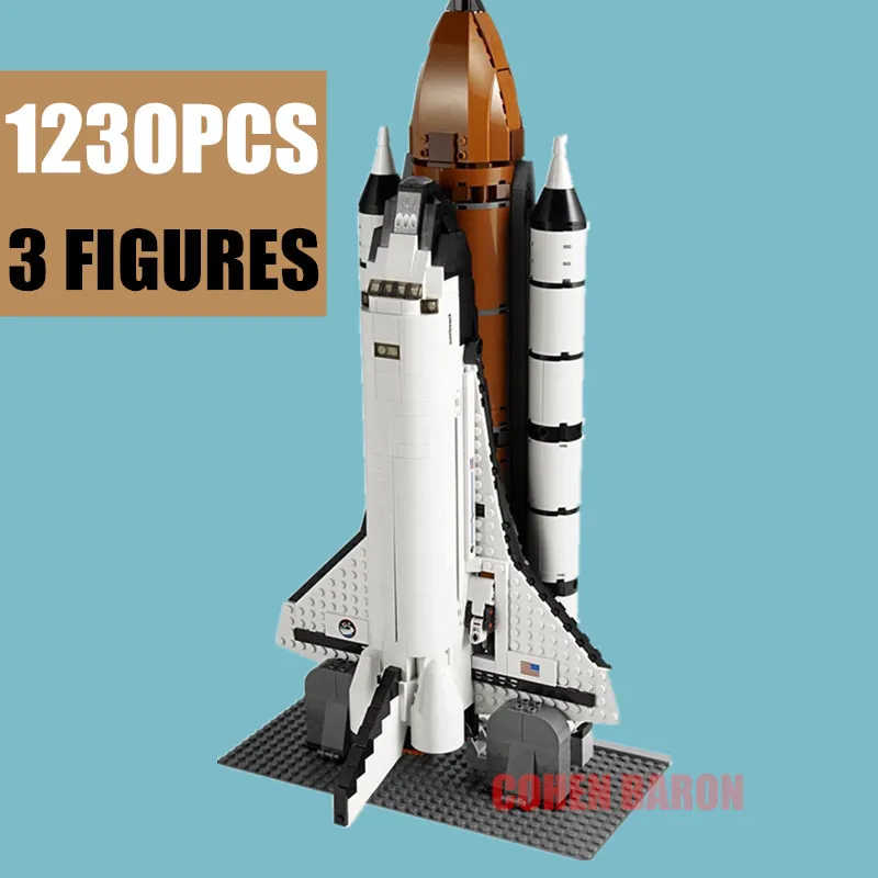 

New 1230PCS Space Ship Shuttle Expedition Fit Legoings Technic Building Blocks Bricks Children Toys 10231 Kid Gift Christmas