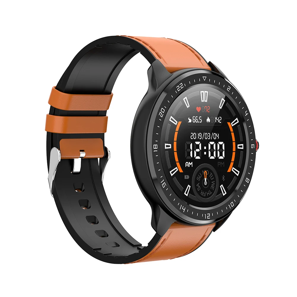 

Smart Electronic Wearable Watch Bluetooth 4.0 1.3 Inch Touch Screen IP67 Music Control Health Tracker Message Remind Smart Watch
