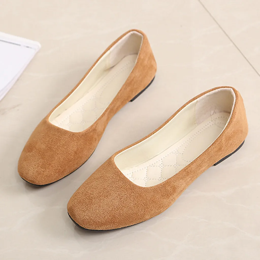 faux suede loafers