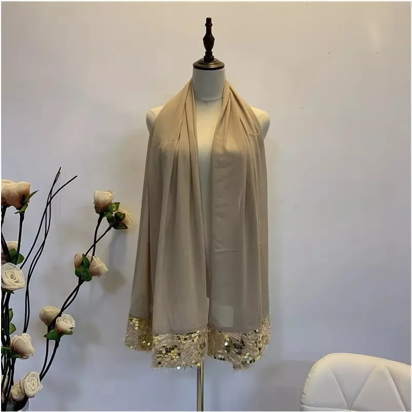 khaki hijab Роскошные мусульманские блёстки абайя Макси платье с расклешенными рукавами хиджаб длинный халат кимоно Джаба Рамадан ИД Арабский Дубай Исламская молитва - Цвет: khaki hijab