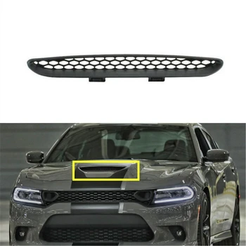 

Car Front Engine Hood Mesh Intake Grille Cover for DODGE Charger SRT Hellcat 2016-2019 68202462AD
