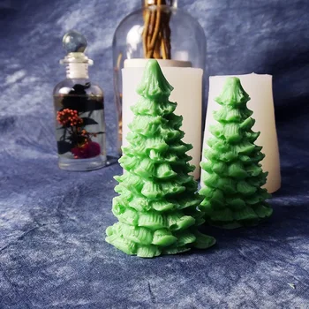 

3D Christmas Tree Silicone Mold for Diy Home Decoration Christmas Silicone Mold for Resin
