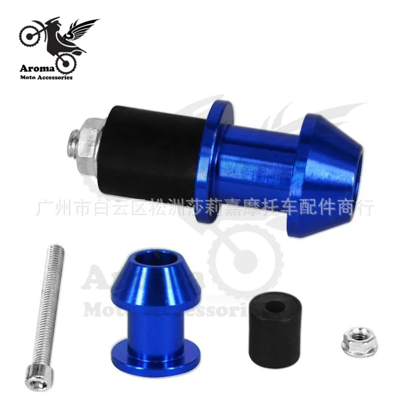 CNC moto rcycle Ручка Бар Конец вес мото ручки кепки silder разъем для suzuki yamaha kawasaki honda KTM Байк руль наклейка