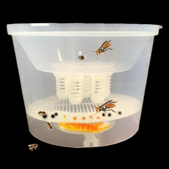 

Bee Tools Hornet Trapper Fly Bug Catching Traps Wasp Catcher Hanging On Tree Insectary Box Bees and Beekeeping Equipment