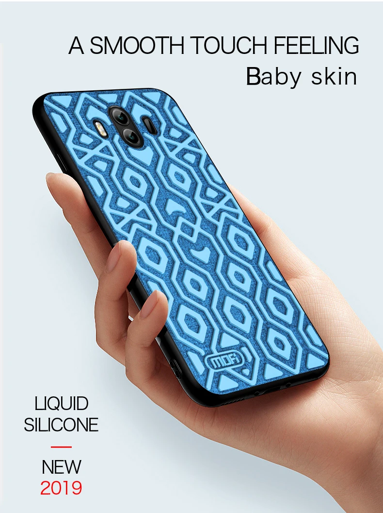 Панель для Huawei Mate 10 Силиконовая задняя крышка MOFi mate10 pro мягкий tpu capas coque роскошный нескользящий жесткий Роскошный чехол