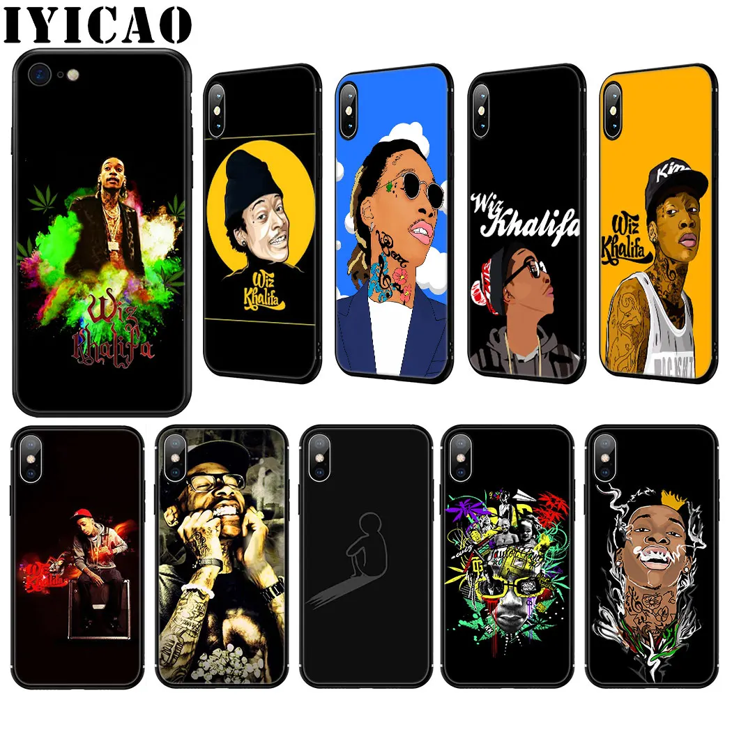 Wiz Khalifa Rapper силиконовый мягкий чехол для iPhone 11 Pro Max XR X XS 8 7 6 6S Plus 5 5S SE |
