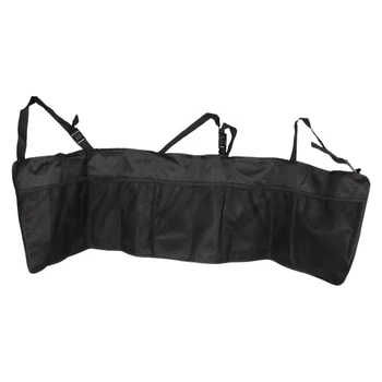 

Trunk Organizer For Car And Suv - Keep Your Trunk Tidy And Organized With -With 4 Large Pockets Net Design - Lightweight, To Ins
