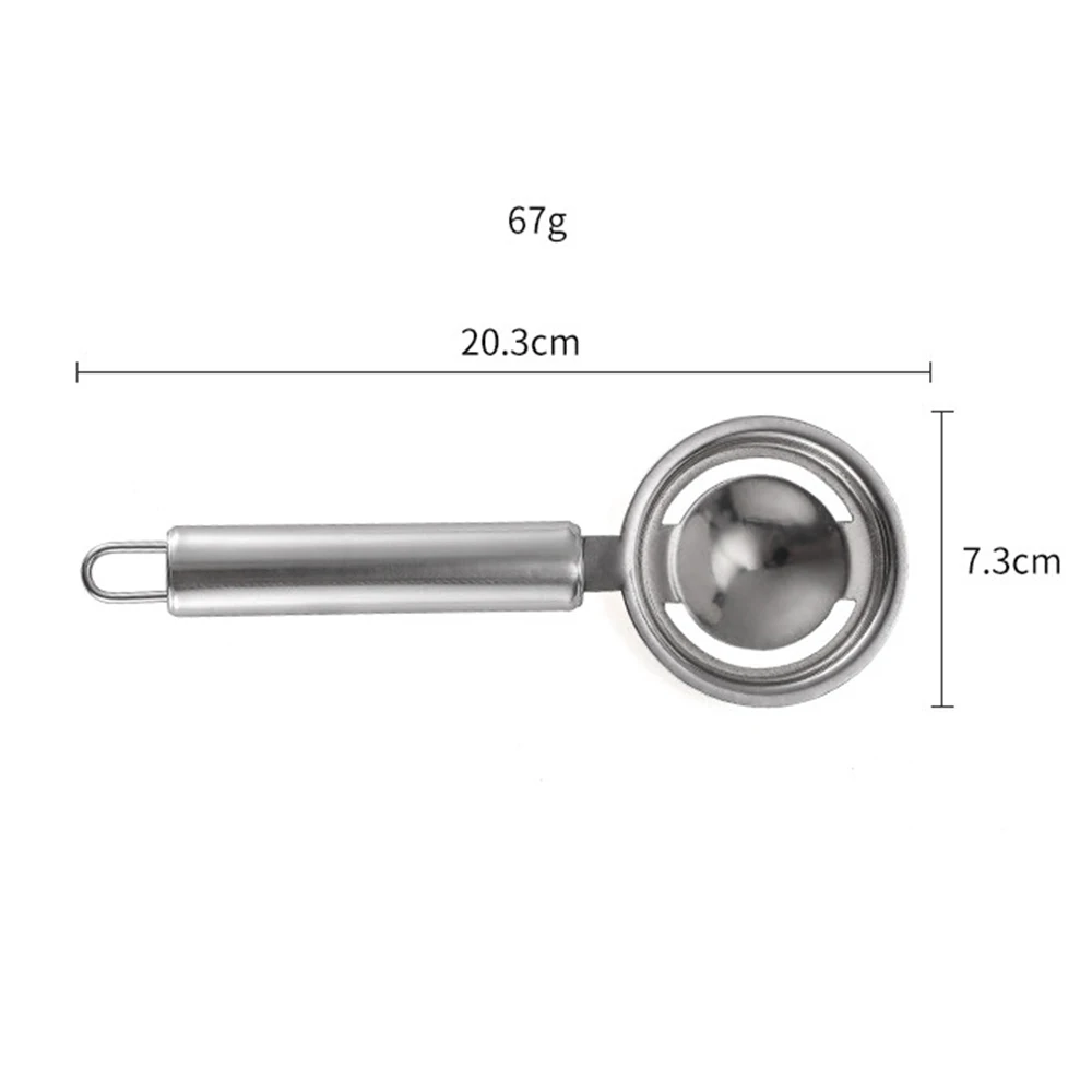 Wholesale Stainless Steel White Egg Yolk Seperator Separator Kitchen Cooking Gadget Sieve Tool White Egg Separator Drop Shipping