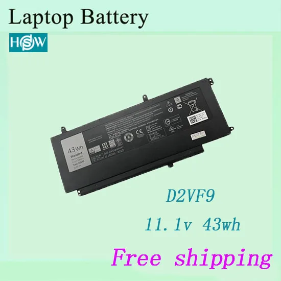 D2VF9 Аккумулятор для Dell Inspiron 15 7547 Аккумулятор для ноутбука
