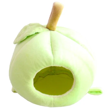 

Hamster House Cute Apple High Quality Warm Small Animal Bed Hamster Toy Hamster Bed