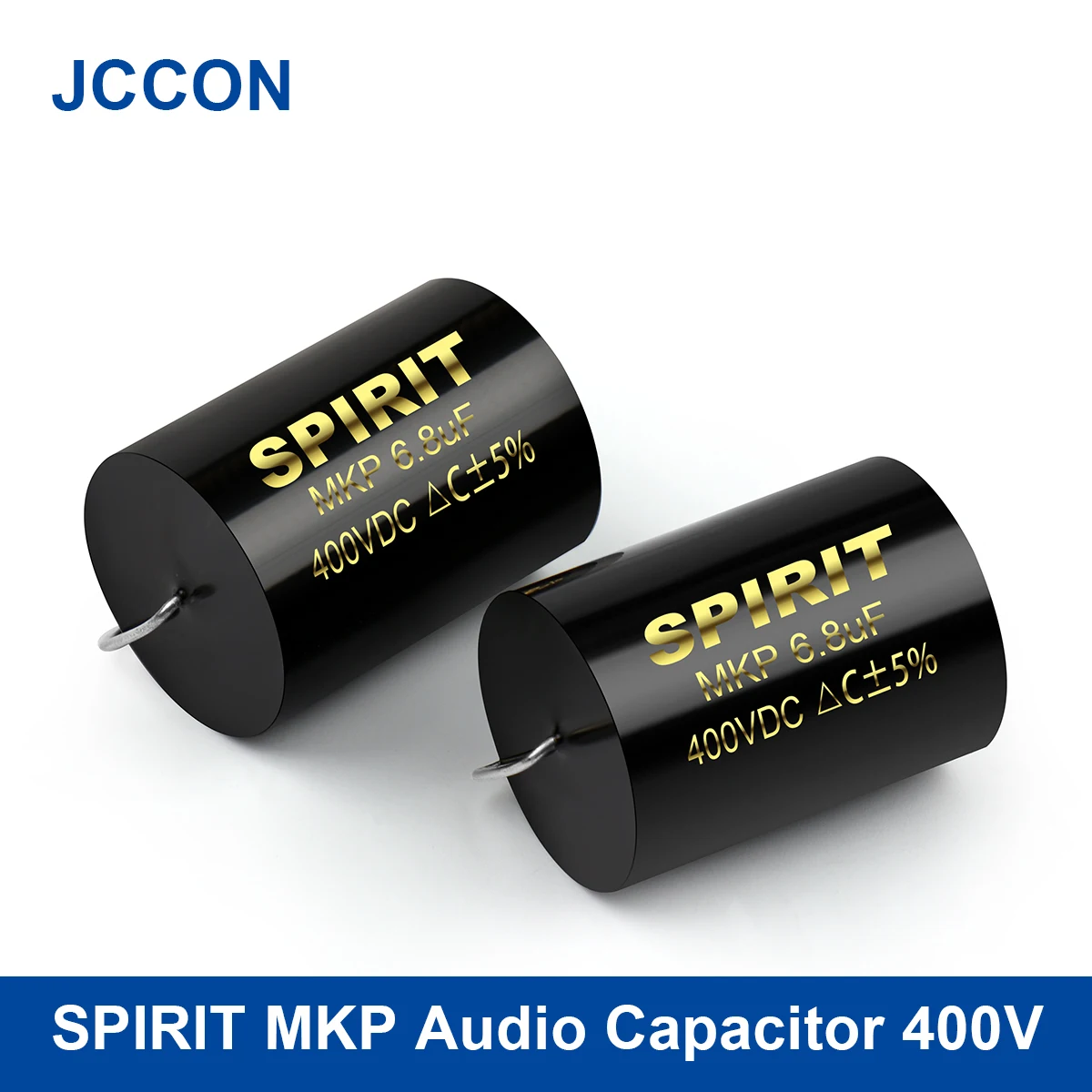 2Pcs SPIRIT Audio Capacitor MKP Audiophile Frequency-Divided Divider 400V 2.2uF 3.3uF 3.9uF 4.7uF 6.8uF 10uF For Speaker Audio mkp series audiophile frequency divided audio capacitor divider 400v 0 1uf 47uf speaker audio