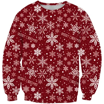 

New Men's Snow Printed Sanitary Clothes Long Sleeve Sleeve Tide Brand Men's Sanitary Clothes 2019 Blouse hoodies