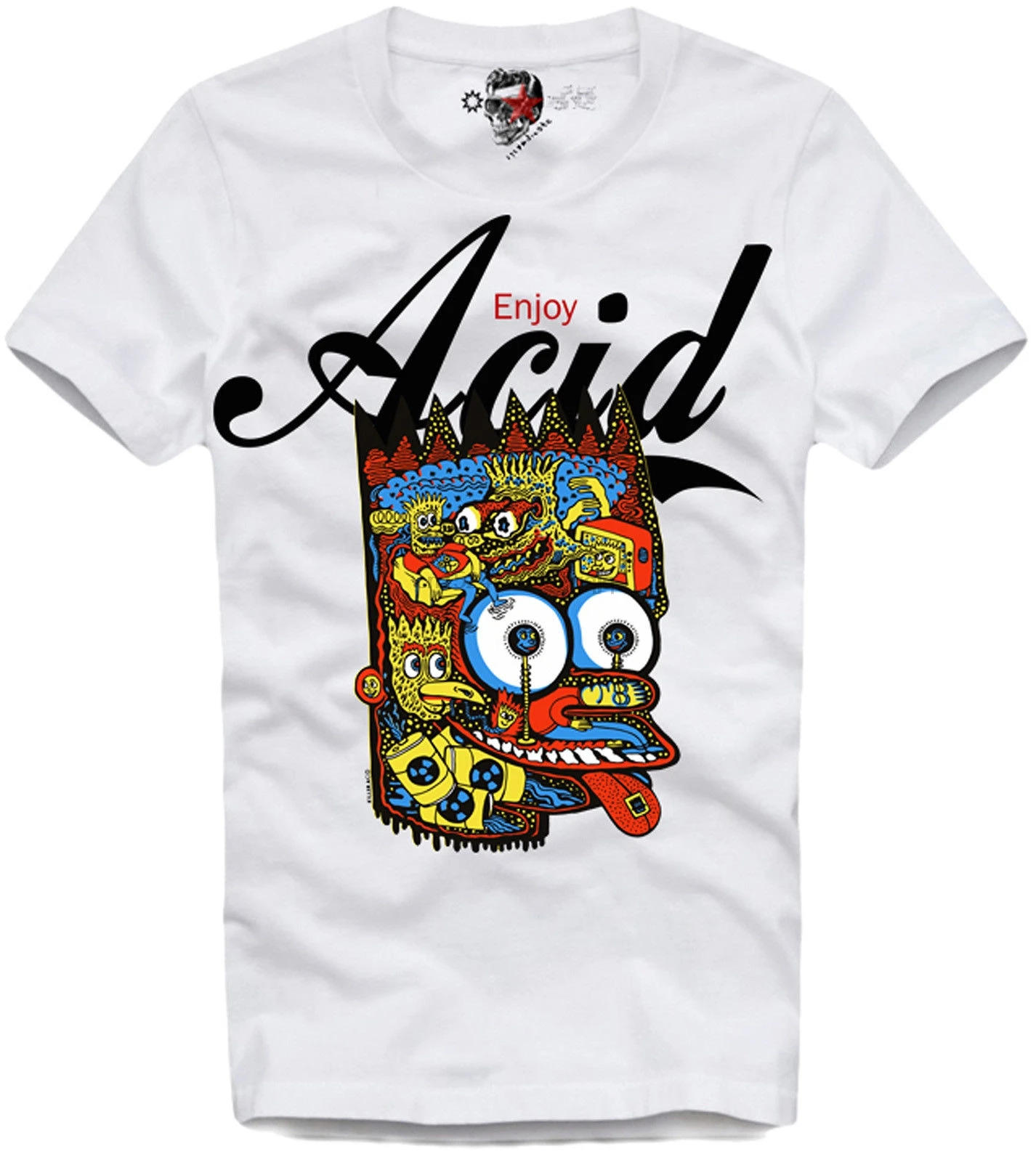Футболка ENJOY ACID LSD MESKALIN 2C B AL LAD DMT MEO 3457 крутая повседневная мужская футболка