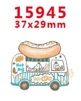 15945 30 шт мультяшный персонаж плоское украшение из смолы PR 15787 - Цвет: 15945