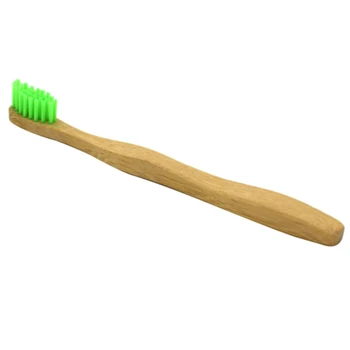 

Anti Manual Children Kids Toothbrush Travel Safety Oral Hygiene Home Bamboo Eco Friendly Soft Biodegradable