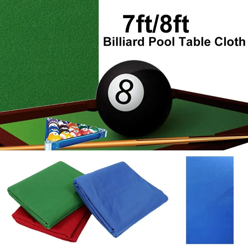 Pool Table Felt For 6,7,8 Foot Feishibang Ink Green Wool Billiard Cloth
