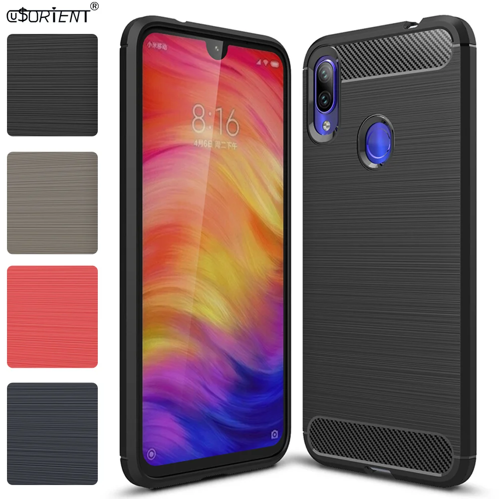 Противоударный чехол для Xiao mi Red mi Note 7 6 Pro Мягкий силиконовый чехол Xao mi xiomi Red mi Note7 Note6 чехол из углеродного волокна для телефона s