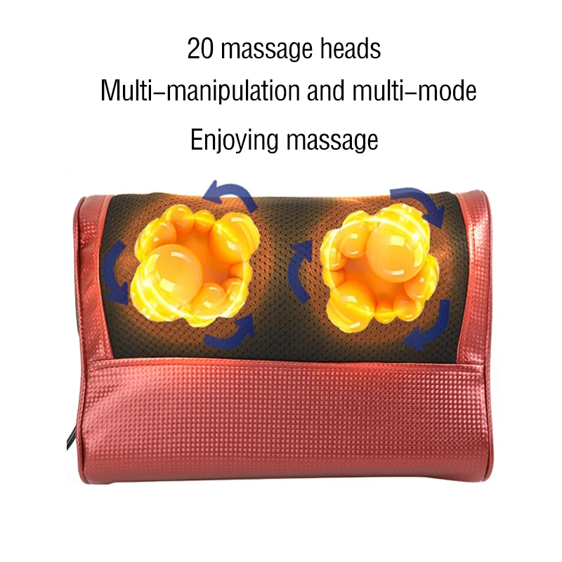 pillow massage cushion body cushion massager electric shiatsu massager neck masajeador electrico back relax pillow heat 1 pillow massage cushion body cushion massager electric shiatsu massager neck masajeador electrico back relax pillow heat 4