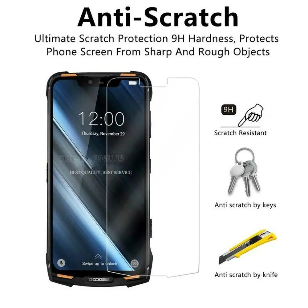 Закаленное стекло Для Doogee S88 S68 Pro X95 S95 S90 S90C X100 Защитное для экрана на X80 X70 F5 Y100