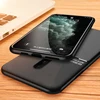 Leather Texture Matte Silicone Case For Oneplus 8 Nord 7T 7 8 Pro Built-in magnetic metal plate car holder stand cover cases ► Photo 2/6