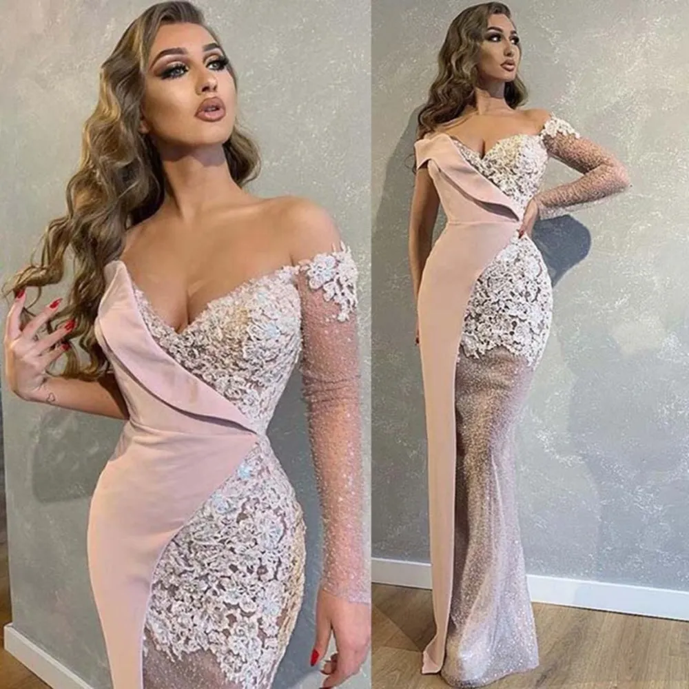 Черное платье русалки, арабский официальный вечерний наряд, Elie Saab, расшитое бисером шифоновое платье с накидкой, вечерние платья для выпускного вечера в африканском стиле, пышное платье знаменитостей D