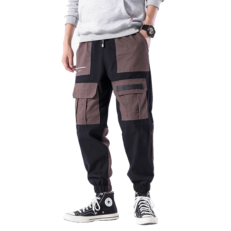 Streetwear 2020 Joggers Men Black Harem Pants Multi-pocket Patchwork Man Sweatpants Streetwear Casual Hip Hop Mens Cargo Pants Streetwear 2020 Joggers Men Black Harem Pants Multi-pocket Patchwork Man Sweatpants Streetwear Casual Hip Hop Mens Cargo Pants