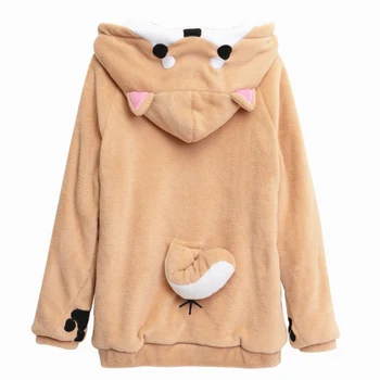 

Cosplay Custome Anime Cos Hoodies Lovely Muco Hoodies Casual Women Ladies Long Sleeve Hooded Sweatshirts