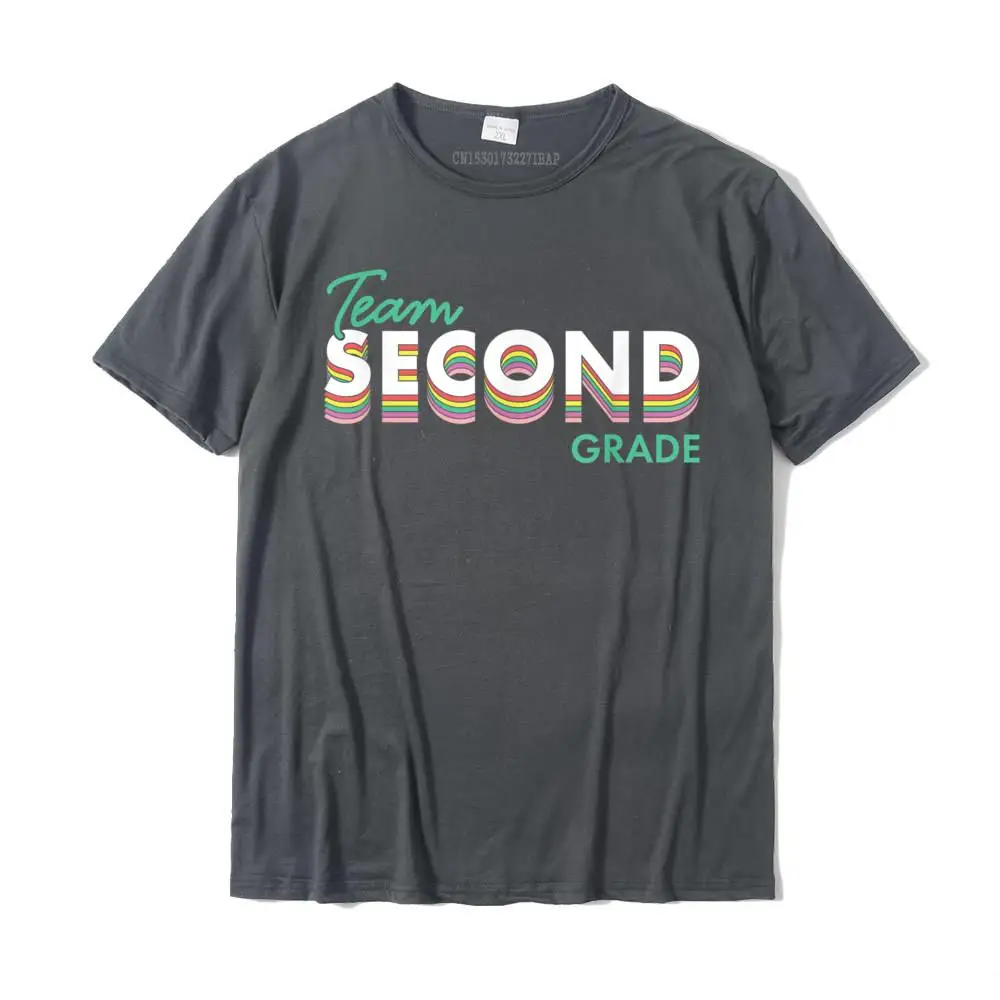 Summer Labor Day 100% Cotton Fabric Round Neck Tops Shirts Short Sleeve Customized Tops Tees Brand New Personalized T-Shirt Team 2nd Second Grade Teacher Back To School Top T-Shirt__MZ16349 carbon