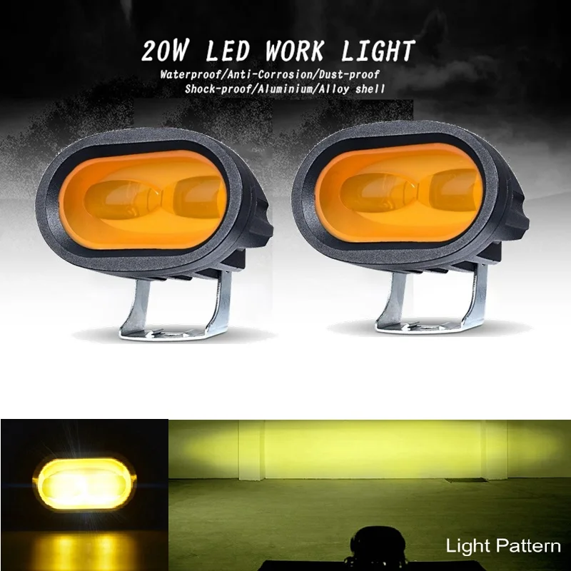 Светодиодная лампа дальнего света для внедорожника дополнительная