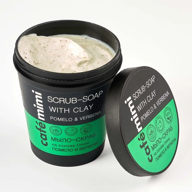глина в косметике. основа глины. основа глины. природные цвета глины. сafemimi мыло-скраб 220мл на основе глины вишня и арника.