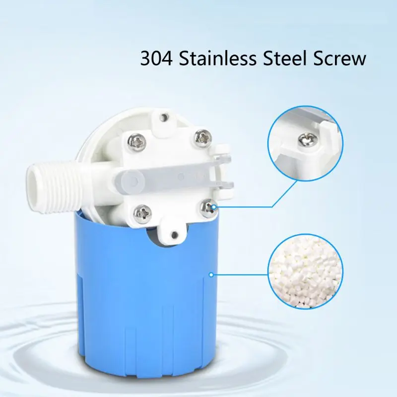 1/2" Automatic Water Float Valve Water Level Control Switch Tank Tower Pool Traditional Floating Ball Valve Fittings