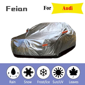 

Aluminium Waterproof car covers super sun UV protection dust Rain car cover full auto suv Hatchback Sedan protective for Audi