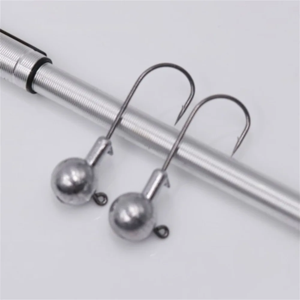 30 шт./компл. Lead Jig Head рыболовный крючок Мягкая приманка рыболовные снасти для любителей рыбалки рыболовные принадлежности